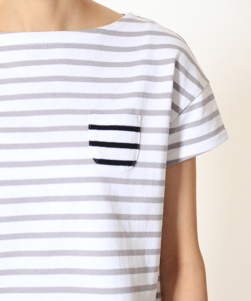 ORCIVAL（オーシバル）の「Emblem Pocket Tee (ORCIVAL)（Tシャツ/カットソー・レディース・ブラック/グレー/サックスブルー・FREE）」の14枚目の写真