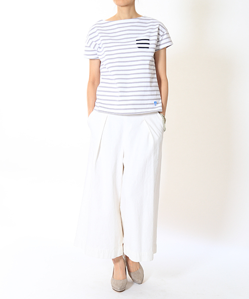 ORCIVAL（オーシバル）の「Emblem Pocket Tee (ORCIVAL)（Tシャツ/カットソー・レディース・ブラック/グレー/サックスブルー・FREE）」の16枚目の写真