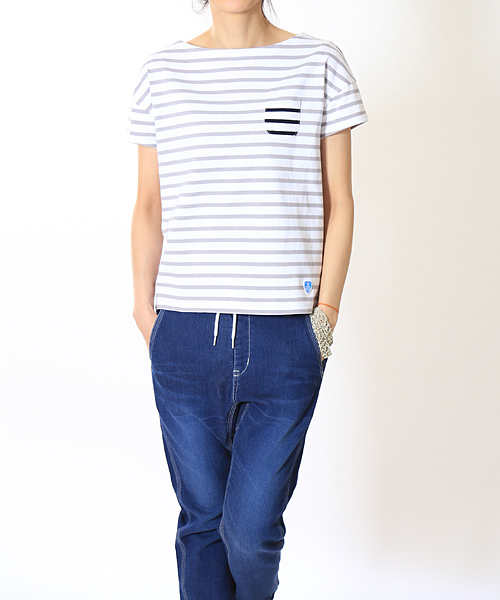 ORCIVAL（オーシバル）の「Emblem Pocket Tee (ORCIVAL)（Tシャツ/カットソー・レディース・ブラック/グレー/サックスブルー・FREE）」の18枚目の写真