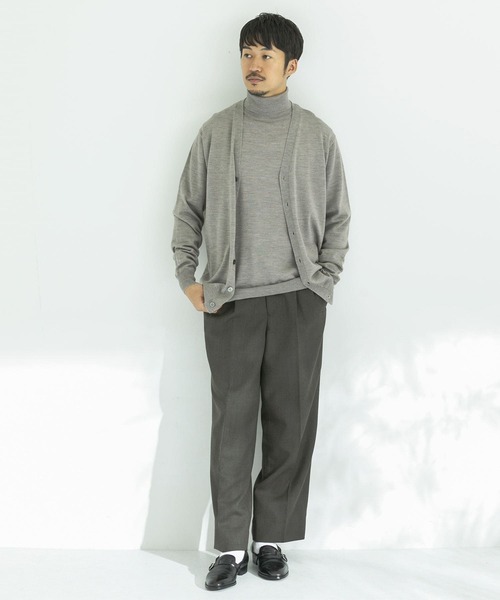 URBAN RESEARCH（アーバンリサーチ）の「イタリアンウールカーディガン（カーディガン/ボレロ・メンズ・ブラック/ブラウン系その他/ベージュ系その他/ブルー系その他・MEDIUM/LARGE/X-LARGE）」の19枚目の写真