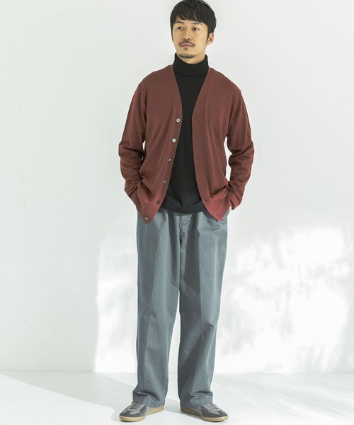 URBAN RESEARCH（アーバンリサーチ）の「イタリアンウールカーディガン（カーディガン/ボレロ・メンズ・ブラック/ブラウン系その他/ベージュ系その他/ブルー系その他・MEDIUM/LARGE/X-LARGE）」の6枚目の写真