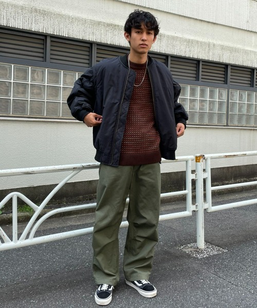 CIAOPANIC(チャオパニック)の「バーズアイプルオーバー(ニット/セーター・メンズ・ブラウン/ネイビー/ブラック・MEDIUM/LARGE)」の15枚目の写真