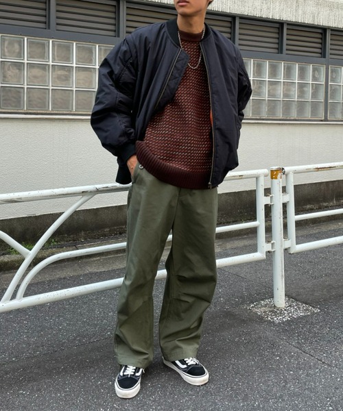 CIAOPANIC(チャオパニック)の「バーズアイプルオーバー(ニット/セーター・メンズ・ブラウン/ネイビー/ブラック・MEDIUM/LARGE)」の19枚目の写真