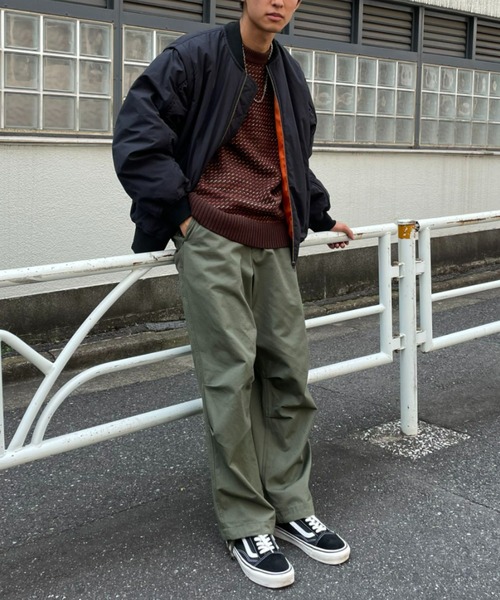 CIAOPANIC(チャオパニック)の「バーズアイプルオーバー(ニット/セーター・メンズ・ブラウン/ネイビー/ブラック・MEDIUM/LARGE)」の21枚目の写真
