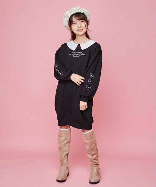JENNI（ジェニィ）の「フェイクファーベレー（ハンチング/ベレー帽・キッズ・ベージュ/レオパード/オフホワイト・54cm/56cm）」の22枚目の写真