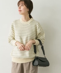 URBAN RESEARCH DOORS | 『Sサイズ/WEB限定』『ユニセックス』バーズアイクルーネックニット(ニット/セーター)