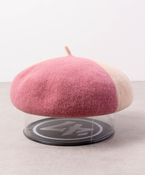 Sense of Grace（センスオブグレース）の「SENSE OF GRACE MELODY BERET KIDS 配色ウール ベレー帽 キッズ（ハンチング/ベレー帽・キッズ・ネイビー/オレンジ/アイボリー・FREE）」の6枚目の写真