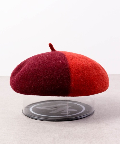 Sense of Grace（センスオブグレース）の「SENSE OF GRACE MELODY BERET KIDS 配色ウール ベレー帽 キッズ（ハンチング/ベレー帽・キッズ・ネイビー/オレンジ/アイボリー・FREE）」の5枚目の写真