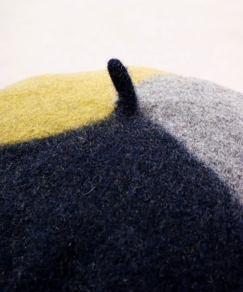 Sense of Grace（センスオブグレース）の「SENSE OF GRACE MELODY BERET KIDS 配色ウール ベレー帽 キッズ（ハンチング/ベレー帽・キッズ・ネイビー/オレンジ/アイボリー・FREE）」の14枚目の写真