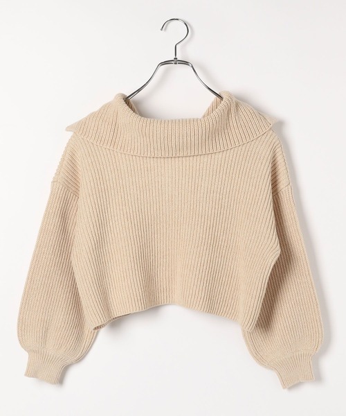 GLOBAL WORK(グローバルワーク)の「ハーフZIPニットプルオーバ/ 295087(ニット/セーター・キッズ・オフホワイト/スカイブルー・140cm/150cm/100cm/120cm/160cm/110cm/130cm)」の10枚目の写真