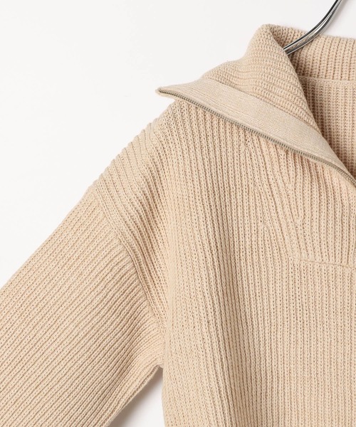 GLOBAL WORK(グローバルワーク)の「ハーフZIPニットプルオーバ/ 295087(ニット/セーター・キッズ・オフホワイト/スカイブルー・140cm/150cm/100cm/120cm/160cm/110cm/130cm)」の12枚目の写真