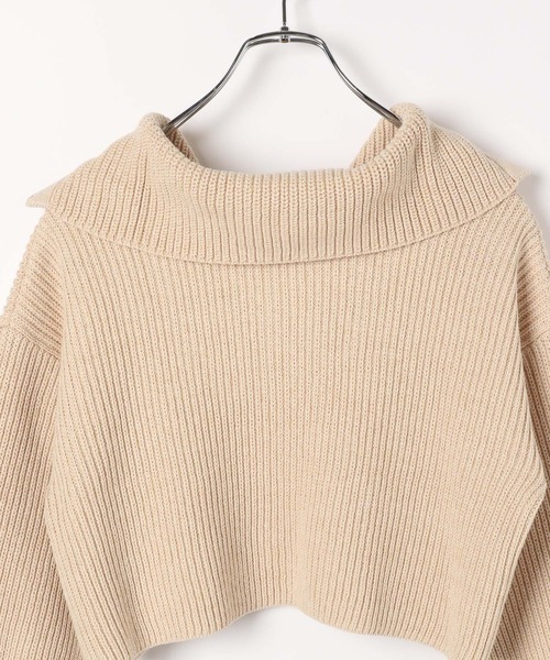 GLOBAL WORK(グローバルワーク)の「ハーフZIPニットプルオーバ/ 295087(ニット/セーター・キッズ・オフホワイト/スカイブルー・140cm/150cm/100cm/120cm/160cm/110cm/130cm)」の16枚目の写真