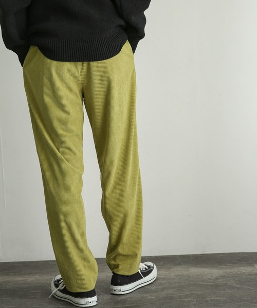 SENSE OF PLACE by URBAN RESEARCH（センスオブプレイスバイアーバンリサーチ）の「コーデュロイタックテーパードパンツ（その他パンツ・メンズ・ブラウン/オリーブ/ブルー/ブラック・LARGE/MEDIUM）」の8枚目の写真