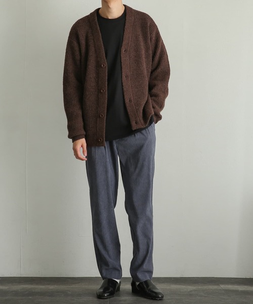 SENSE OF PLACE by URBAN RESEARCH（センスオブプレイスバイアーバンリサーチ）の「コーデュロイタックテーパードパンツ（その他パンツ・メンズ・ブラウン/オリーブ/ブルー/ブラック・LARGE/MEDIUM）」の16枚目の写真