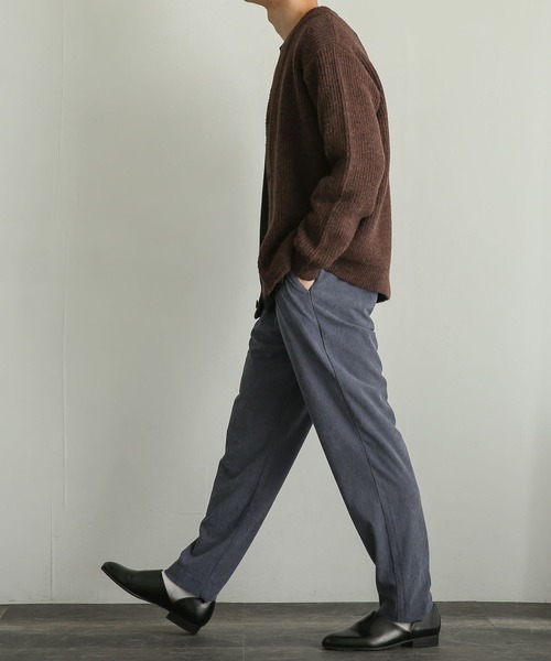 SENSE OF PLACE by URBAN RESEARCH（センスオブプレイスバイアーバンリサーチ）の「コーデュロイタックテーパードパンツ（その他パンツ・メンズ・ブラウン/オリーブ/ブルー/ブラック・LARGE/MEDIUM）」の17枚目の写真
