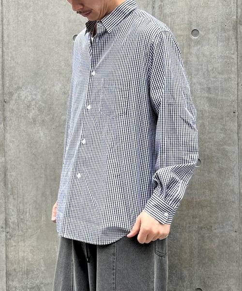 CIAOPANIC(チャオパニック)の「【ZOZO限定】ワイドシルエットシャツ(シャツ/ブラウス・メンズ・ネイビー/ブルー/ブラック/グレー/パープル・M/XL/XS/L/S)」の19枚目の写真