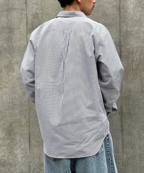 CIAOPANIC(チャオパニック)の「【ZOZO限定】ワイドシルエットシャツ(シャツ/ブラウス・メンズ・ネイビー/ブルー/ブラック/グレー/パープル・M/XL/XS/L/S)」の13枚目の写真