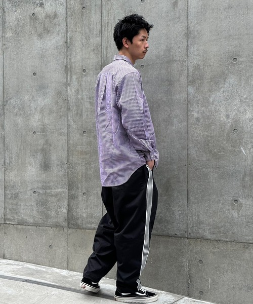 CIAOPANIC(チャオパニック)の「【ZOZO限定】ワイドシルエットシャツ(シャツ/ブラウス・メンズ・ネイビー/ブルー/ブラック/グレー/パープル・M/XL/XS/L/S)」の8枚目の写真