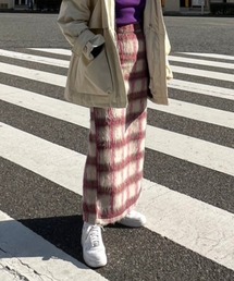 AMAIL | Doggy check skirt(スカート)