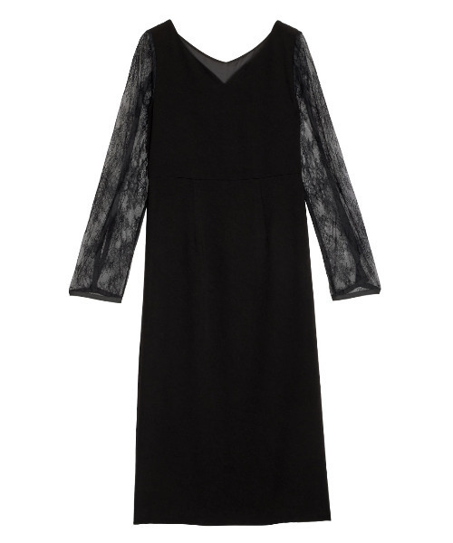 Ameri（アメリ）の「LACE REFINED TIGHT DRESS（ワンピース）」 - WEAR