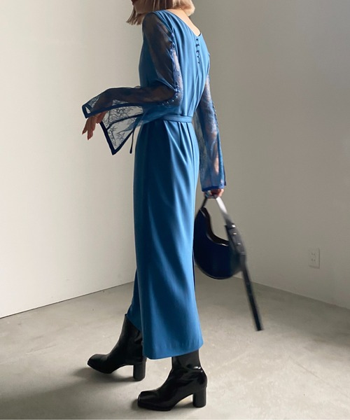 Ameri（アメリ）の「LACE REFINED TIGHT DRESS（ワンピース）」 - WEAR