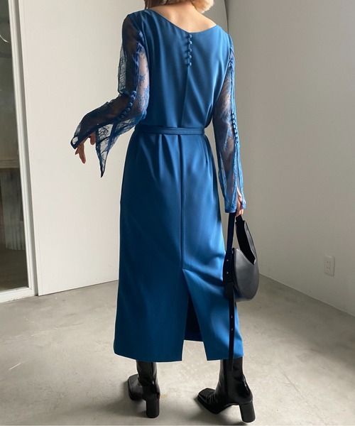 Ameri（アメリ）の「LACE REFINED TIGHT DRESS（ワンピース）」 - WEAR