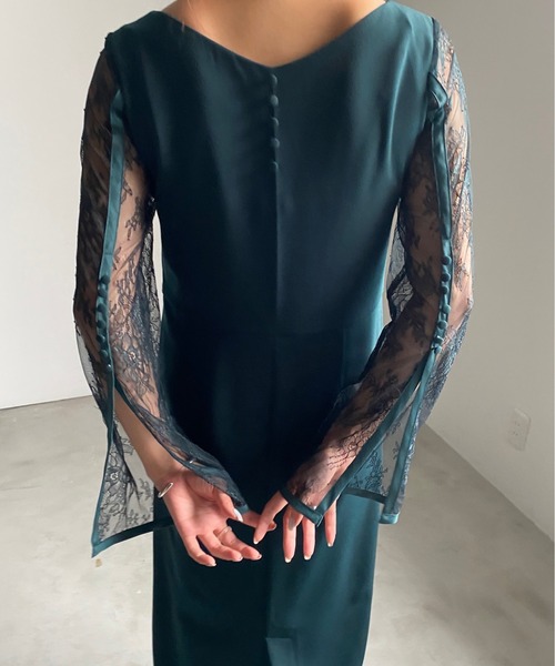 Ameri（アメリ）の「LACE REFINED TIGHT DRESS（ワンピース）」 - WEAR