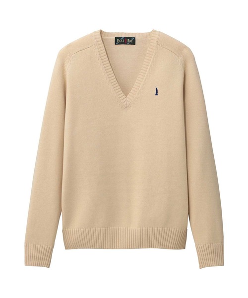 セーター 綿 7G スクール ニット 中学生 高校生（ニット/セーター）｜EASTBOY（イーストボーイ）