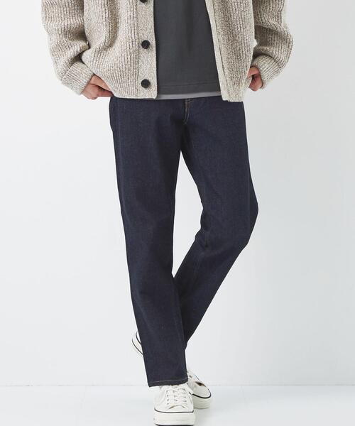 green label relaxing（グリーンレーベルリラクシング）の「シグネチャー デニム スリム テーパード（デニムパンツ・メンズ・ブラック/ネイビー/コバルトブルー・L/S/XL/M）」の10枚目の写真