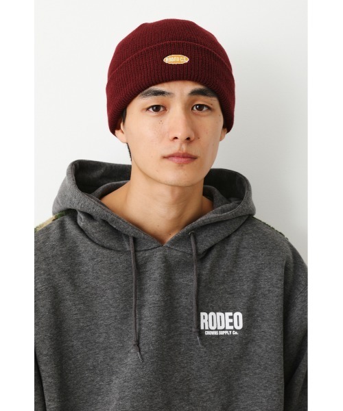 RODEO CROWNS WIDE BOWL(ロデオクラウンズワイドボウル)の「ワンポイントニットキャップ(ニットキャップ/ビーニー・メンズ・マスタード/マジェンタ/ダークグリーン/ブラック・FREE)」の11枚目の写真