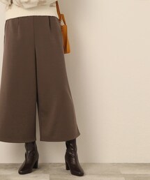 DRESKIP | 【明日も穿きたくなる】あったかポンチ裏起毛ワイドパンツ(その他パンツ)