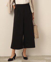 ◆【明日も穿きたくなる】あったかポンチ裏起毛ワイドパンツ