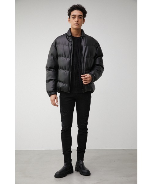 moussy AGED LEATHER BLOUSON レザー　ブルゾン　極美品 25年AW新作】F/LEATHER GATHER ブルゾン（ブルゾン）｜MOUSSY