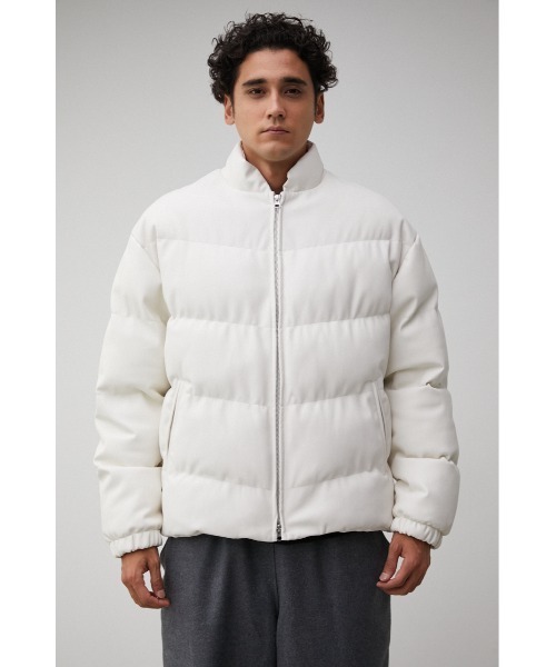 ウォッシュレザーブルゾン /Faux Leather Blouson ウォッシュレザーブルゾン /Faux Leather Blouson | FICTION TO