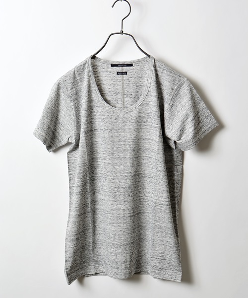 SHIPS JET BLUE(シップスジェットブルー)の「 SHIPS JET BLUE(シップス ジェットブルー): ゛COOL MAX゛ Tシャツ 15SS(Tシャツ/カットソー・メンズ・ダークグレー/イエロー/ネイビー/ホワイト/チャコールグレー/ライトグリーン・MEDIUM/SMALL/LARGE)」の2枚目の写真