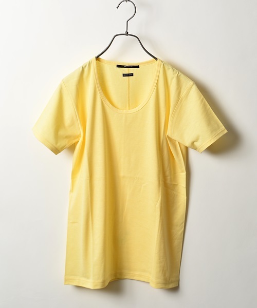 SHIPS JET BLUE(シップスジェットブルー)の「 SHIPS JET BLUE(シップス ジェットブルー): ゛COOL MAX゛ Tシャツ 15SS(Tシャツ/カットソー・メンズ・ダークグレー/イエロー/ネイビー/ホワイト/チャコールグレー/ライトグリーン・MEDIUM/SMALL/LARGE)」の6枚目の写真