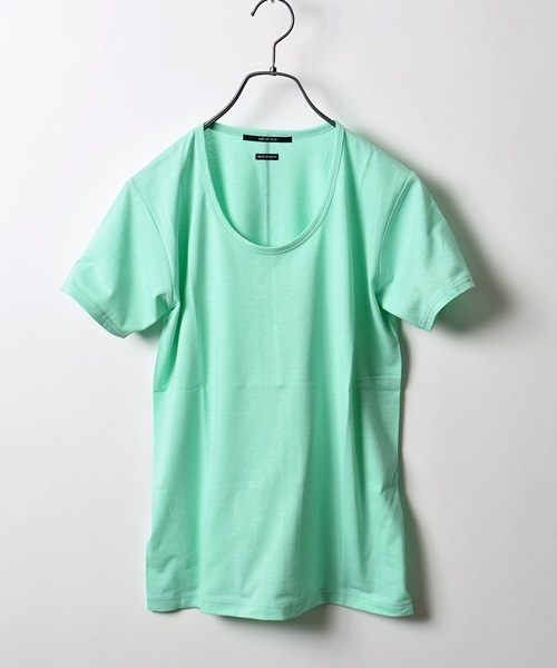 SHIPS JET BLUE(シップスジェットブルー)の「 SHIPS JET BLUE(シップス ジェットブルー): ゛COOL MAX゛ Tシャツ 15SS(Tシャツ/カットソー・メンズ・ダークグレー/イエロー/ネイビー/ホワイト/チャコールグレー/ライトグリーン・MEDIUM/SMALL/LARGE)」の4枚目の写真