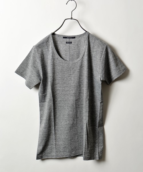 SHIPS JET BLUE(シップスジェットブルー)の「 SHIPS JET BLUE(シップス ジェットブルー): ゛COOL MAX゛ Tシャツ 15SS(Tシャツ/カットソー・メンズ・ダークグレー/イエロー/ネイビー/ホワイト/チャコールグレー/ライトグリーン・MEDIUM/SMALL/LARGE)」の3枚目の写真