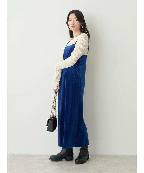 earth music&ecology（アースミュージックアンドエコロジー）の「シアーギンガムクルーネックプルオーバー（Tシャツ/カットソー・レディース・グリーン/オレンジ/ラベンダー/アイボリー/ブラック/サックスブルー・S/M）」の18枚目の写真