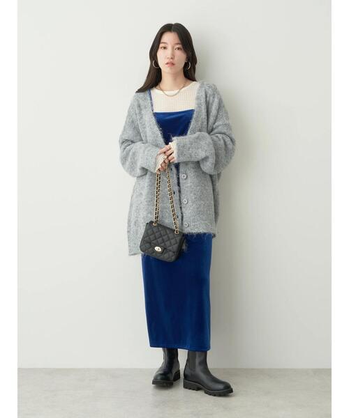 earth music&ecology（アースミュージックアンドエコロジー）の「シアーギンガムクルーネックプルオーバー（Tシャツ/カットソー・レディース・グリーン/オレンジ/ラベンダー/アイボリー/ブラック/サックスブルー・S/M）」の19枚目の写真