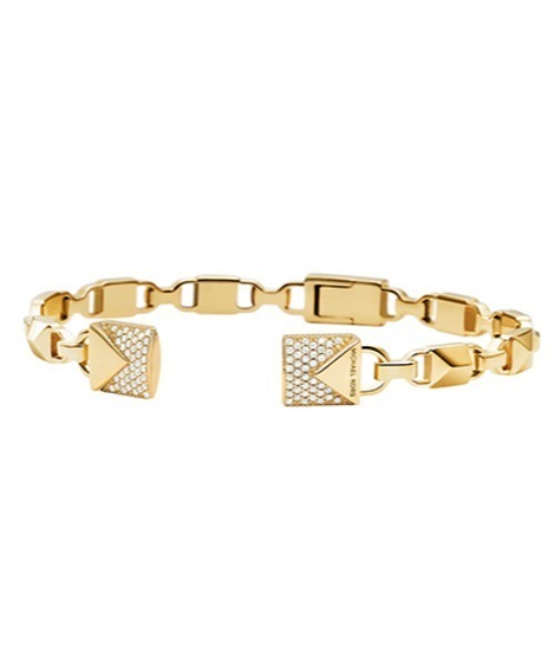 MICHAEL KORS(マイケルコース)の「【MICHAEL KORS】MKC1008AV791/MKC1009AN710(バングル/リストバンド・レディース・ピンク/ゴールド・FREE)」の2枚目の写真