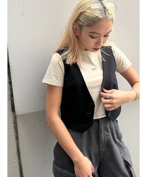 EMODA | 【SET UP着用可能】ノーカラーコンパクトベスト(ベスト)