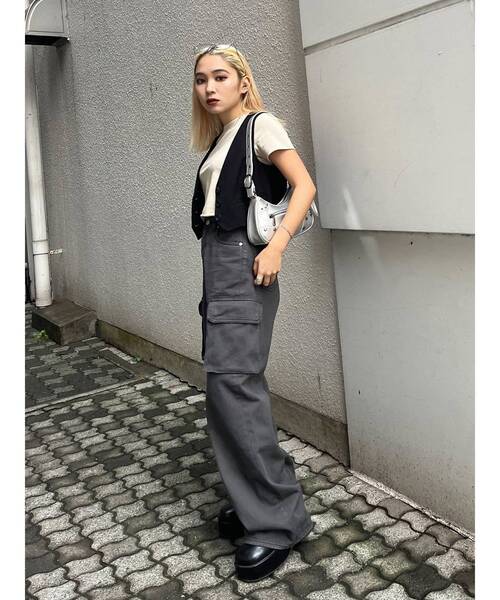 EMODA(エモダ)の「【SET UP着用可能】ノーカラーコンパクトベスト(ベスト・レディース・その他1/グレー/ブラック/その他・FREE)」の16枚目の写真