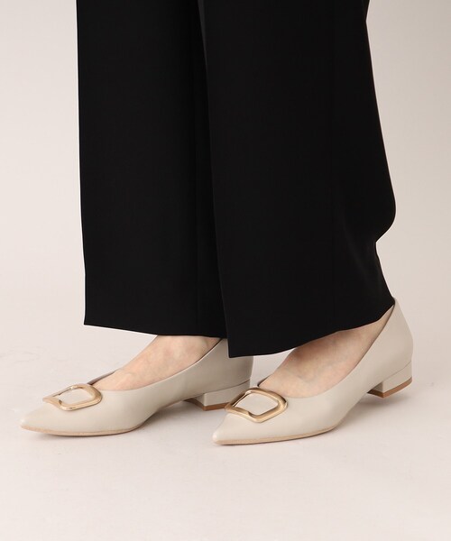 UNTITLED（アンタイトル）の「◆スクエアオーナメントシューズ（パンプス・レディース・ライトベージュ/ベージュ系その他7・25/35/45）」の13枚目の写真