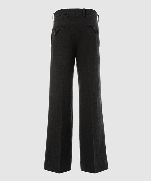 SASQUATCHfabrix.(サスクワァッチファブリックス)の「"SEMI FLARE SILHOUETTE” SLACKS(スラックス・メンズ・チャコールグレー・L/M)」の2枚目の写真