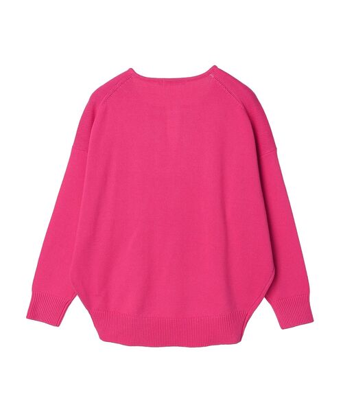 AMERICAN HOLIC（アメリカンホリック）の「スキッパーニットプルオーバー（ニット/セーター・レディース・ブルー/グリーン/アイボリー/ピンク/ネイビー・M/L）」の20枚目の写真