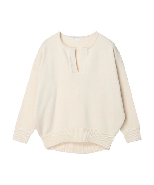 AMERICAN HOLIC（アメリカンホリック）の「スキッパーニットプルオーバー（ニット/セーター・レディース・ブルー/グリーン/アイボリー/ピンク/ネイビー・M/L）」の14枚目の写真