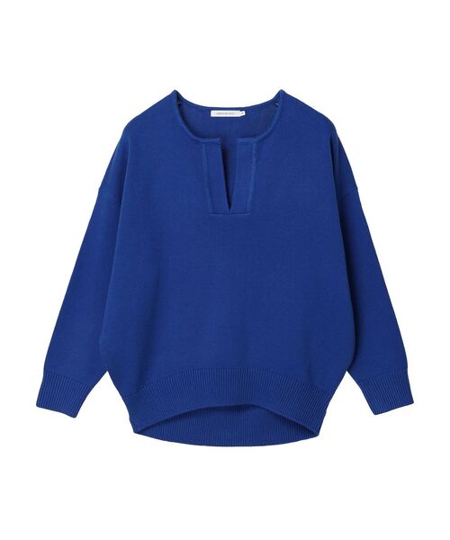 AMERICAN HOLIC（アメリカンホリック）の「スキッパーニットプルオーバー（ニット/セーター・レディース・ブルー/グリーン/アイボリー/ピンク/ネイビー・M/L）」の11枚目の写真