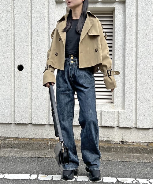 トレンチショートジャケット