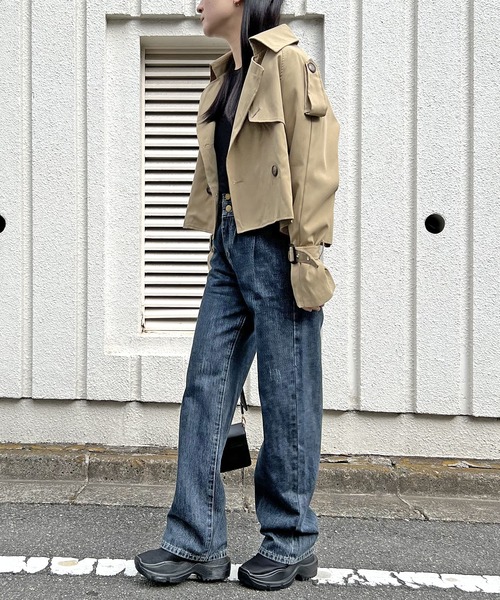 トレンチショートジャケット